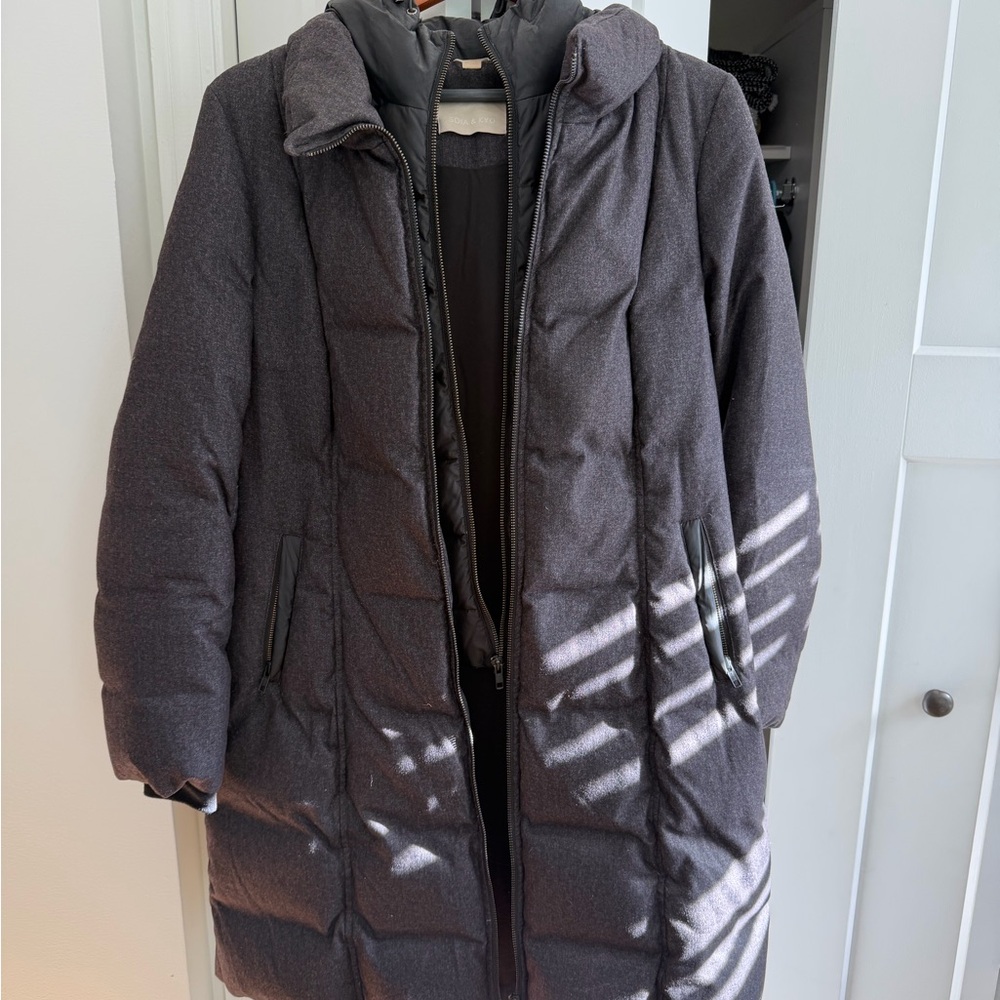 SOIA & KYO  80% Down Coat with Hood